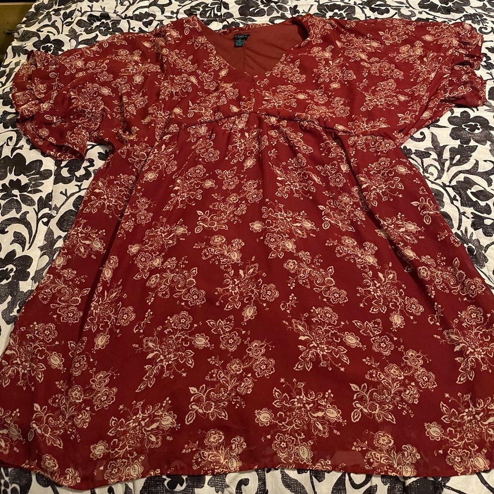 Rue21 Floral Ruffle Dress